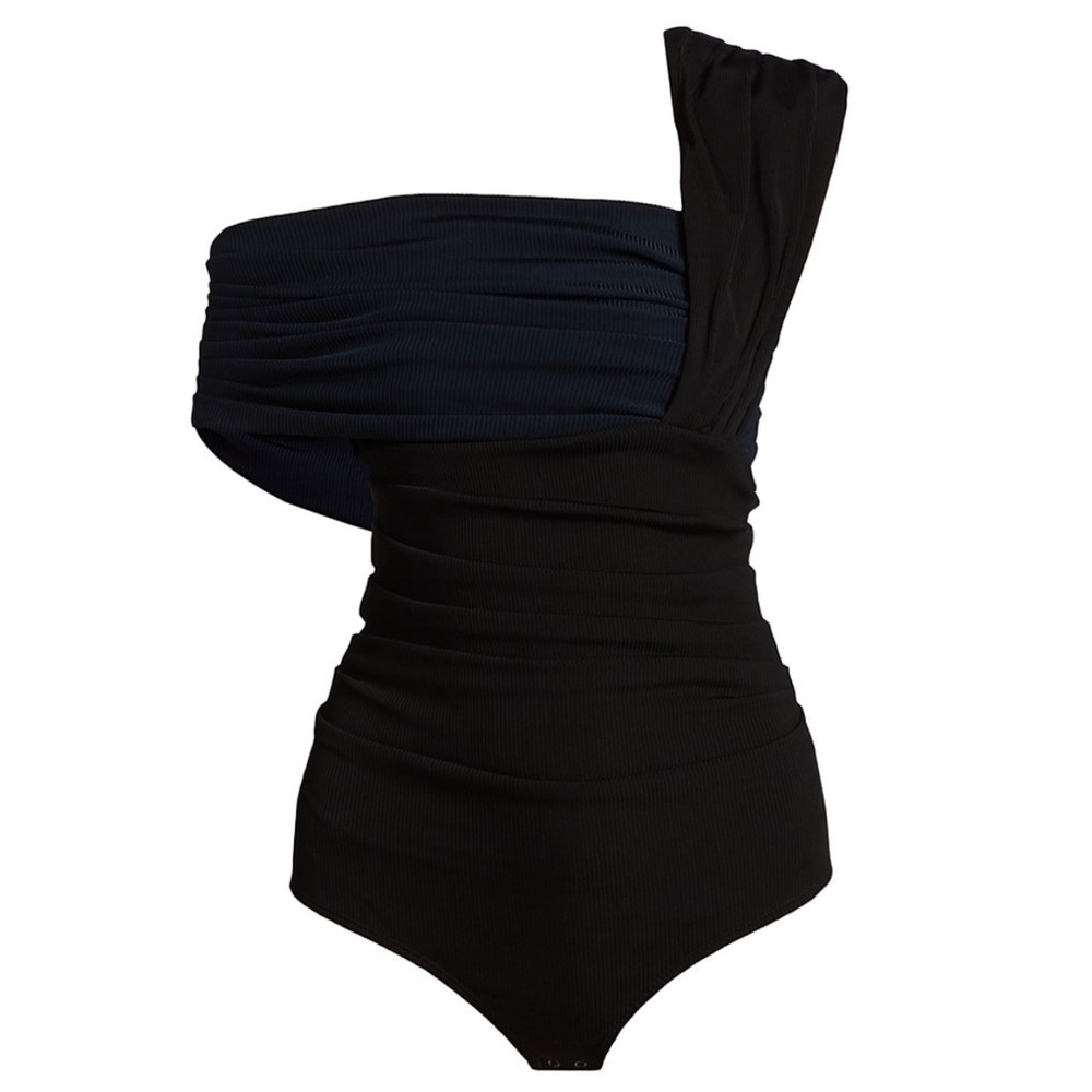 Gelsey Ribbed Colorblock Bodysuit